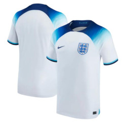 CUSTOM England National Soccer 2022 World Cup White Home Replica Jersey